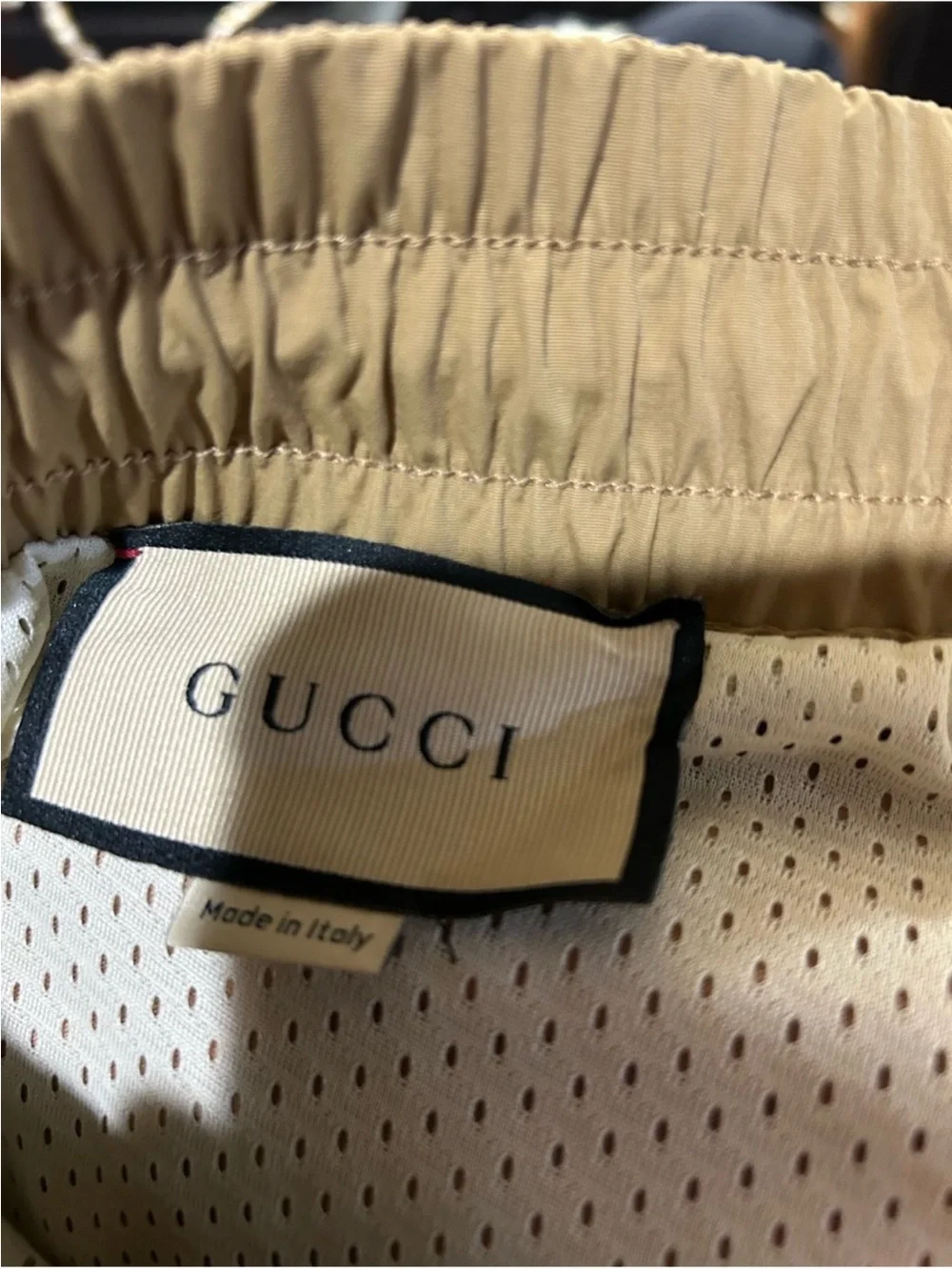 Men’s Gucci GG jacquard wool blend fleece jogging pants size XXL made in Italy